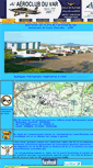 Mobile Screenshot of aeroclubduvar.com