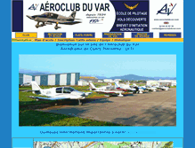 Tablet Screenshot of aeroclubduvar.com